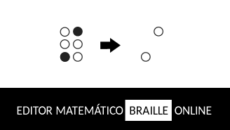 Editor matemático braille online
