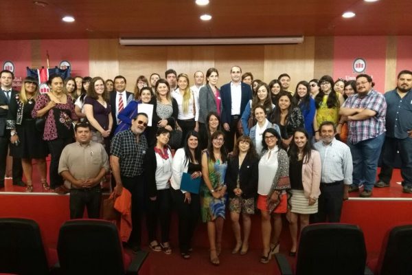 Foto de familia Seminario Internacional celebrado en Chile