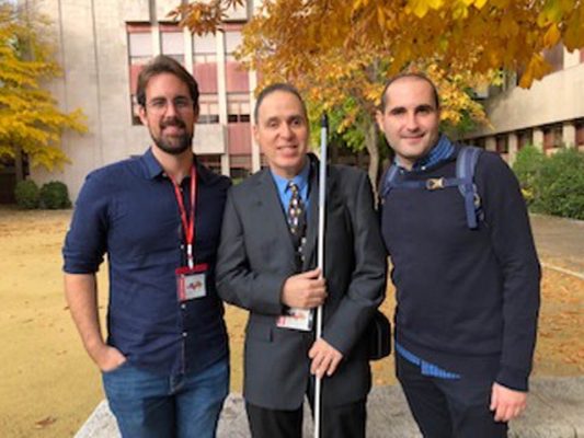 José María Fernández, José Manuel Álvarez y Alberto Cantó tras entrevista en Tiflo Audio